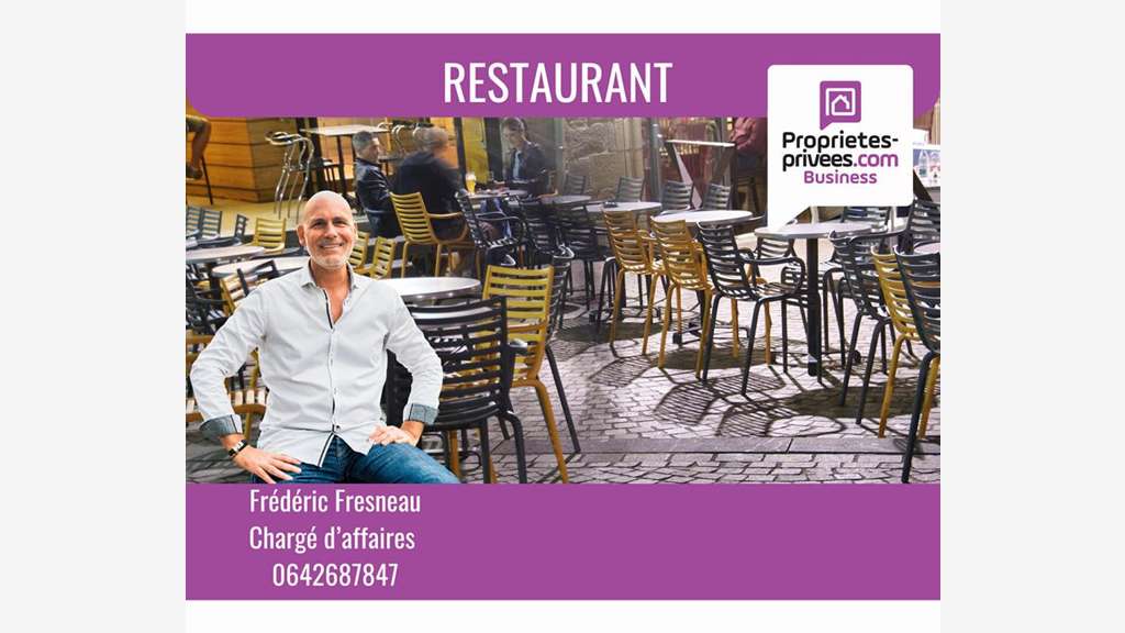 Vente restaurant 60 couverts terrasse Vannes