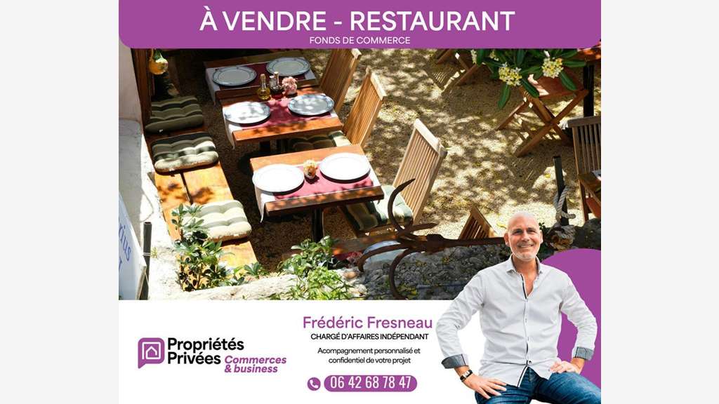 Vente restaurant 40 couverts à Vannes centre