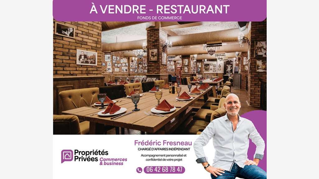 AV restaurant 200 couverts logement Morbihan