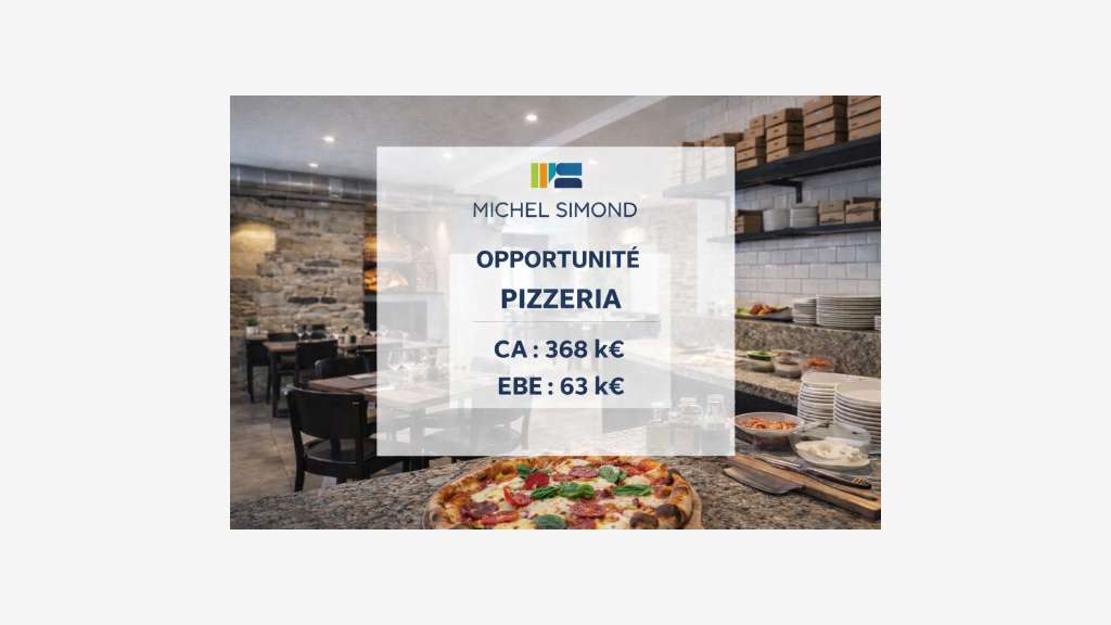 RESTAURANT PIZZERIA AVEC TERRASSE ET SALLE GROUPE