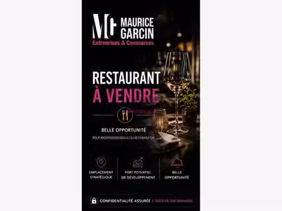 Vente restaurant 69.44m² en centre ville Cavaillon