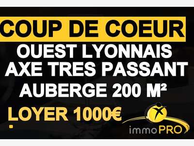 A vendre superbe restaurant de 200m² à Vaugneray