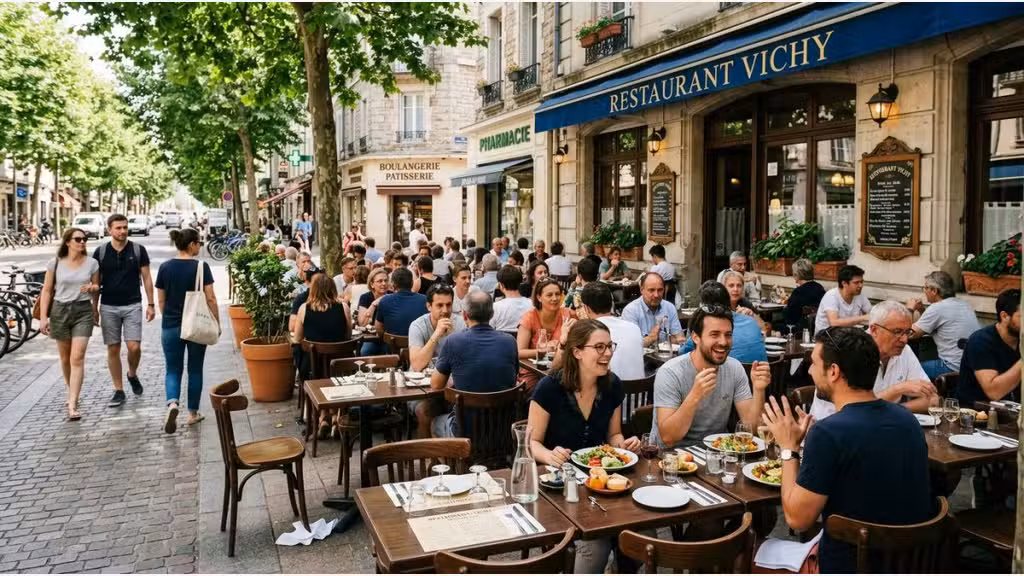 Restaurant avec terrasse à vendre à Vichy 