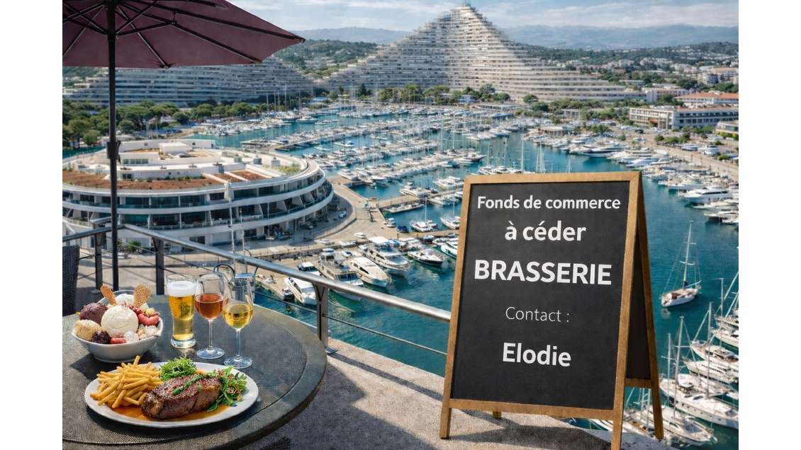 Av brasserie Villeneuve port Marina Baie des Anges