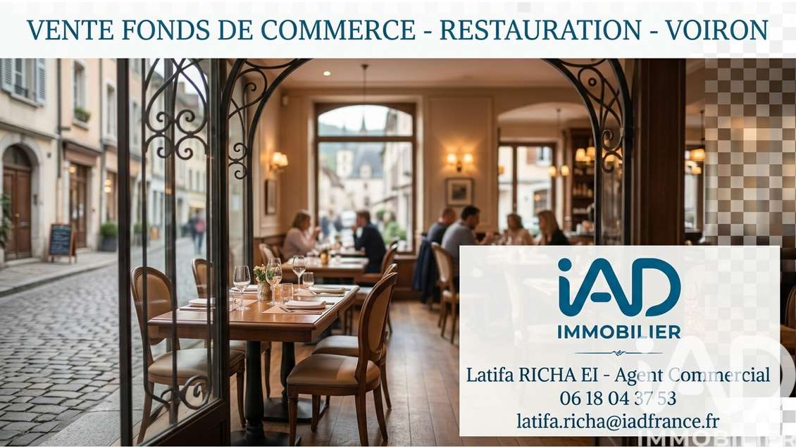 Vente restaurant au centre de Voiron