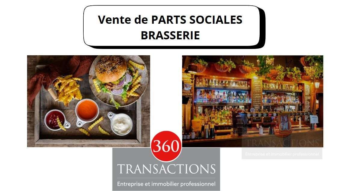 A vendre parts de société brasserie pub  