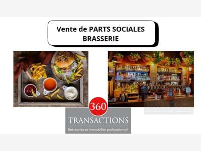 A vendre parts de société brasserie pub  