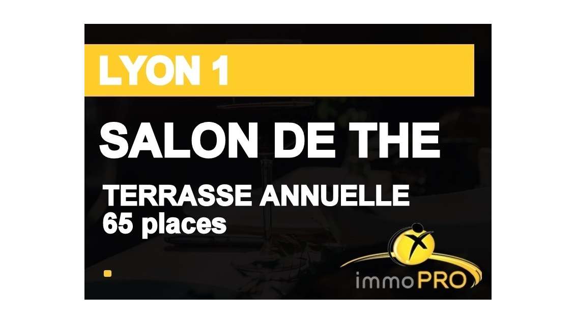 Salon de thé avec terrasse à vendre à Lyon