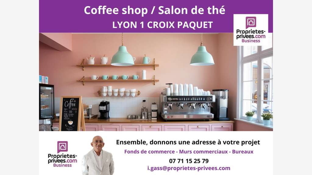 Vente salon de thé clé en main à Lyon 69001