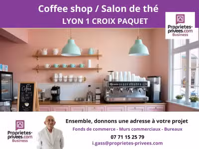 Vente salon de thé clé en main à Lyon 69001