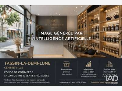 Vente salon de thé à Tassin-la-Demi-Lune centre