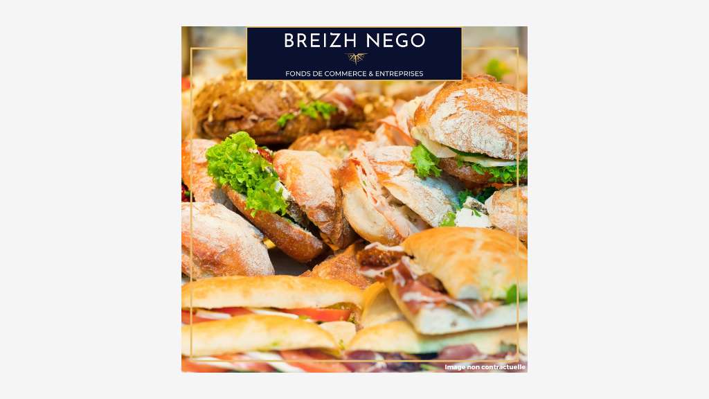 Vente sandwicherie qualitative coffee shop Vannes