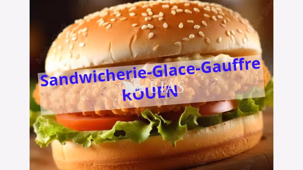 Vente sandwicherie place piétonne proche Rouen