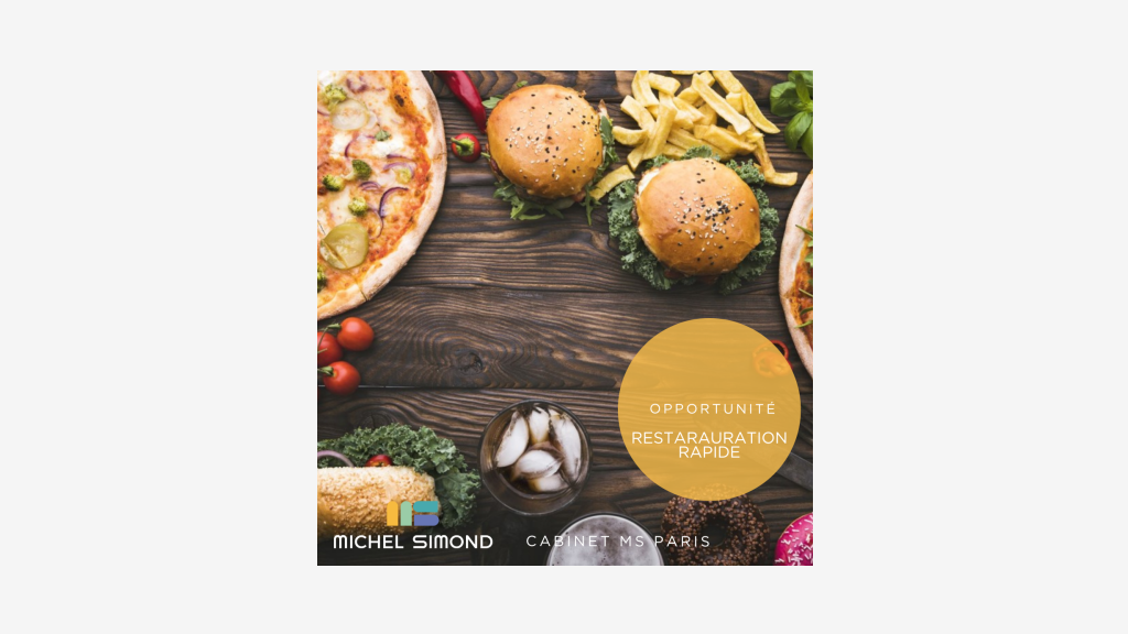 Vente restauration rapide sur bel empl à Paris 17
