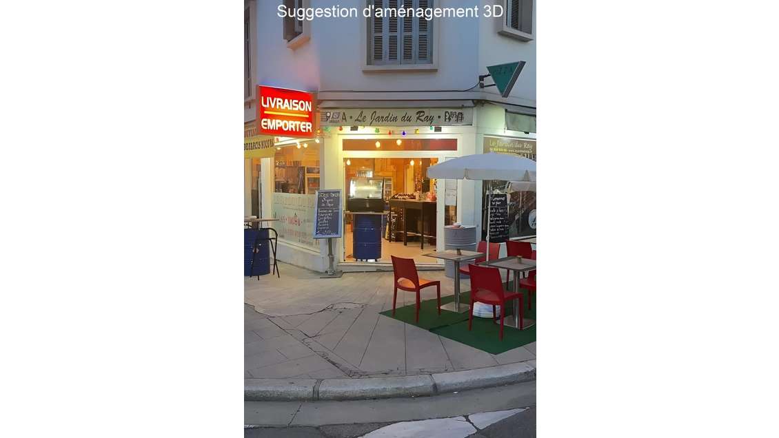 Vente snack street food axe majeur de Nice Nord