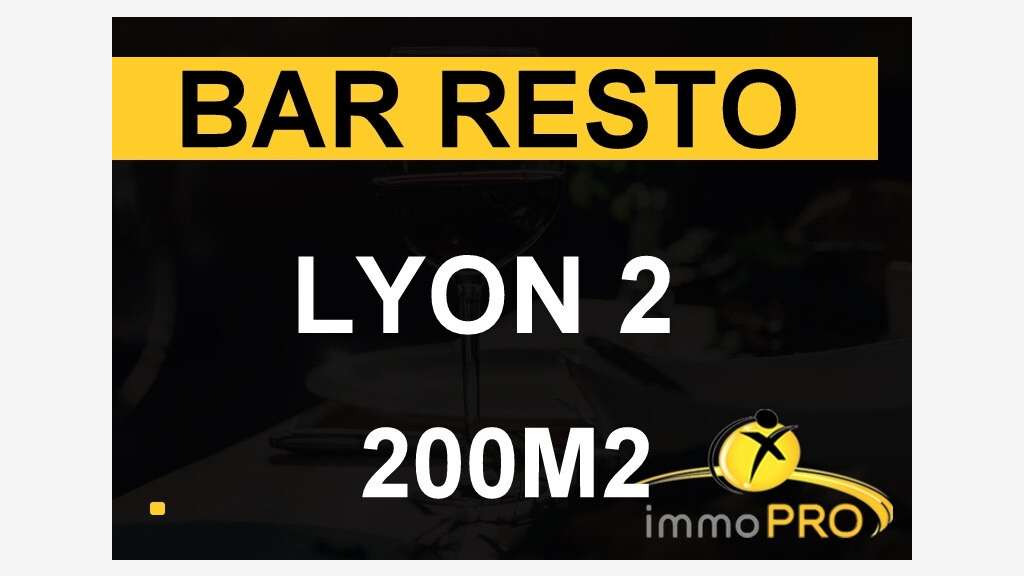 A vendre superbe bar restaurant à Lyon 69002