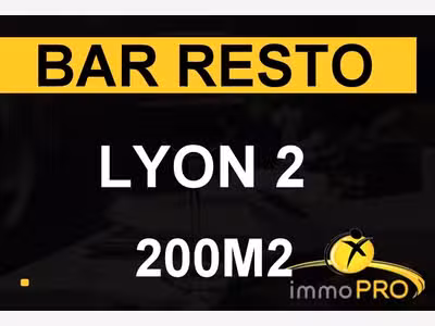 A vendre superbe bar restaurant à Lyon 69002