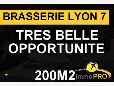 Vend superbe brasserie de 200m² à Lyon 69007 