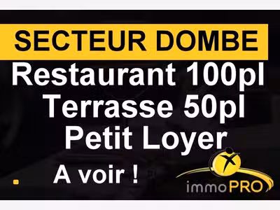 Vend restaurant situé au coeur de la Dombe