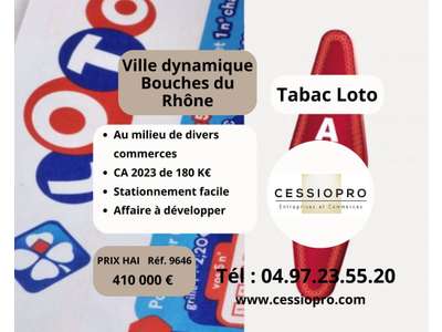 Vente Tabac - Presse - Loto à Marseille 1er