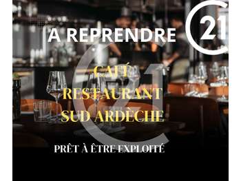 FDC café restaurant à vendre en ville Sud Ardèche