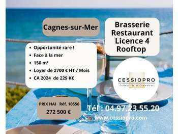 Vente brasserie lic IV de 150m² à Cagnes-sur-Mer