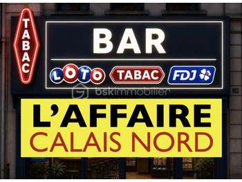 Vente tabac bar FDJ loto terrasse à Calais Nord