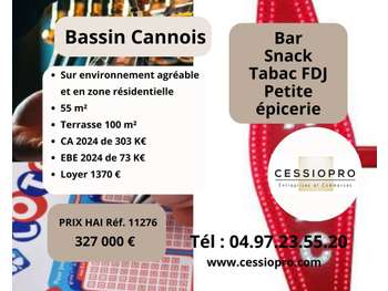 Bar (lic 3) snack tabac FDJ presse Bassin Cannois