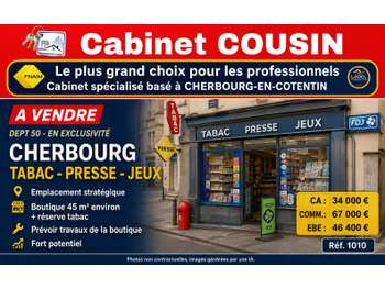 Vente tabac presse jeux loto à Cherbourg