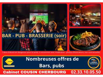 Vente bar pub brasserie Rue Foch à Cherbourg