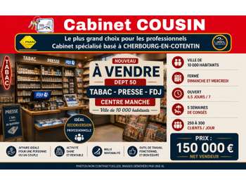 Vente tabac presse jeux en Centre Manche