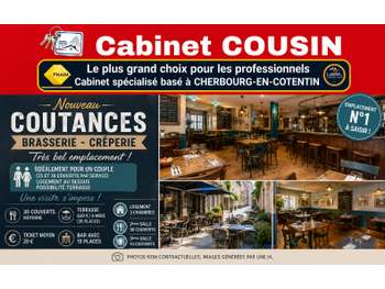 Vente restaurant crêperie très bel empl Coutances
