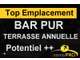 AV bar pur emplacement premium Fontaine sur Saône