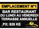 Superbe affaire de semaine bar restaurant à Lyon