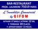 Exclu AV bar restaurant Licence IV appart. 75019