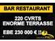 Vente bar restaurant 220 cvts à Rilleux La Pape