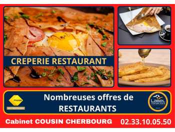 Vente restaurant crêperie empl N°1 à Valognes