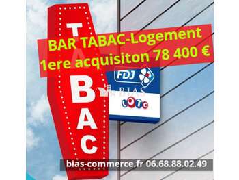 Cède bar tabac FDJ loto idéal 1 pers logement Eure
