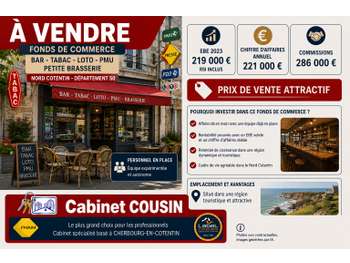 Vente bar brasserie tabac à Cherbourg en Cotentin