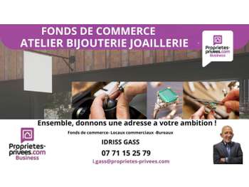 Vente atelier bijouterie joaillerie à Villeurbanne
