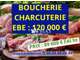 BOUCHERIE à saisir ! EBE : 120 000 € vendu 89 600