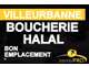 Vente boucherie halal bien équipée à Villeurbanne