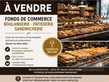 A vendre boulangerie pâtisserie Brive la Gaillarde