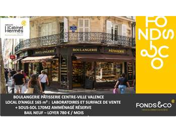 Vente boulangerie-pâtisserie au centre de Valence