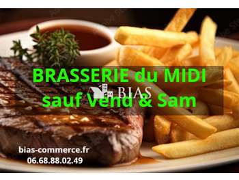 Cède brasserie pizzeria du midi sauf week-end Eure