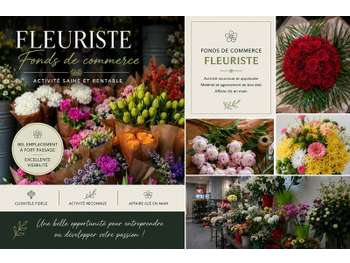 Vente FDC fleuriste emplacement N°1 à Ventabren