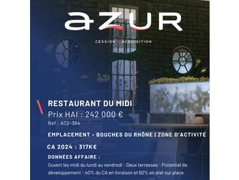 VENTE Restaurant du midi en zone industrielle
