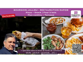 Cède FDC restaurant rapide 84m² à Bourgoin-Jallieu