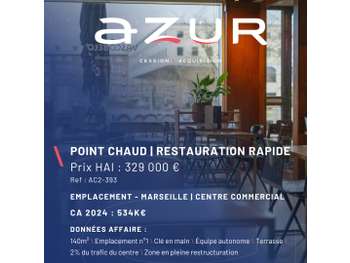 VENTE Point chaud en centre commercial