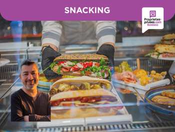 Vente restaurant snack 22 couverts à Paris 75013